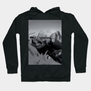 Monochrome Mountain Hoodie